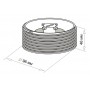 Регулируемая опора Level 3D 50–80 мм